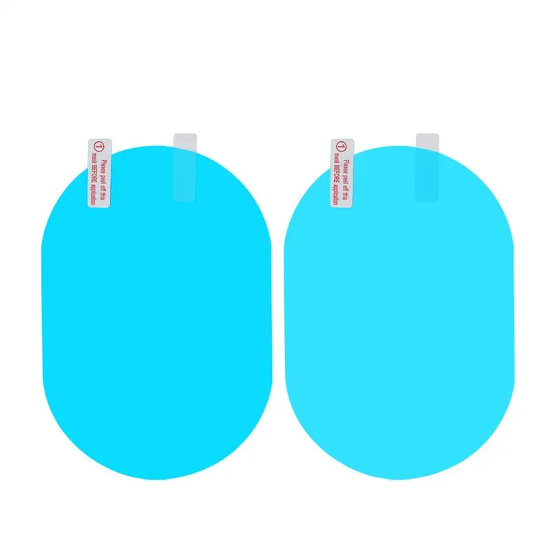 Car Rainproof Film Auto Rearview Mirror Rainproof Anti Fog Film Car Window Clear Film Windproof Protective for Motorcycle Mirror