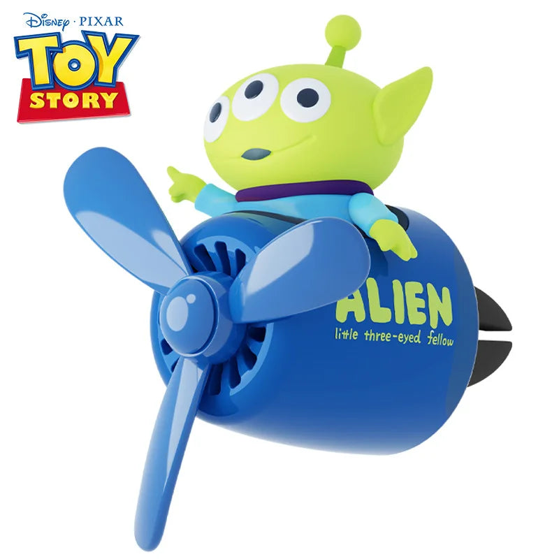 Disney Stitch Toy Story Alien Air Freshener Car Perfum Cute Propeller Outlet Aromatherapy Vent Diffuser for Car Interior Decor