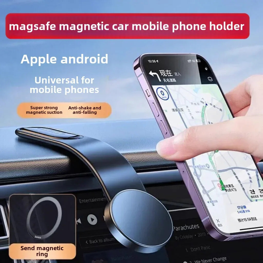 VIKEFON New magnetic Magnetic Car Mobile Phone Holder Foldableing Car Special Car Suction Cup Disc Magnetic Navigation Suction