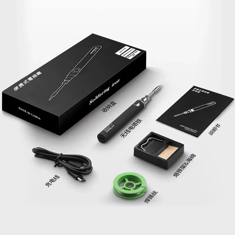 Xiaomi Wireless Charging Electric Soldering Iron Solder Iron Mini Portable Soldering Iron Tip Rework Accessories Tool Parts NEW