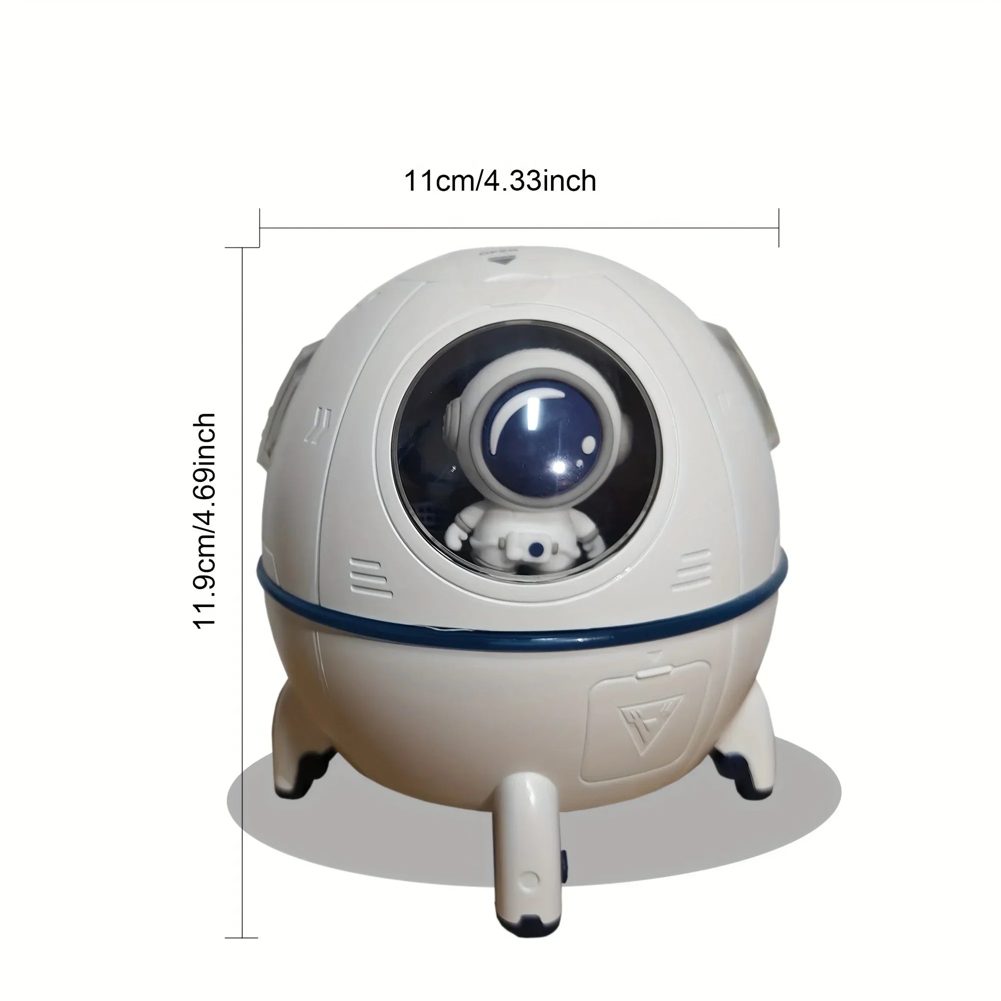 Portable Office Desktop USB Astronaut Space Capsule Air Humidifier Diffuser 220ML With Colorful Led Light
