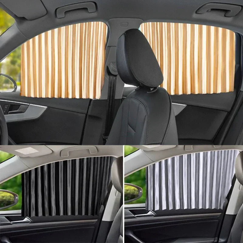 4pcs Car Sunshade Magnetic Side Window Curtain Auto Window Sun Shade Privacy Sun UV Protection Window Shield Car Interior Access
