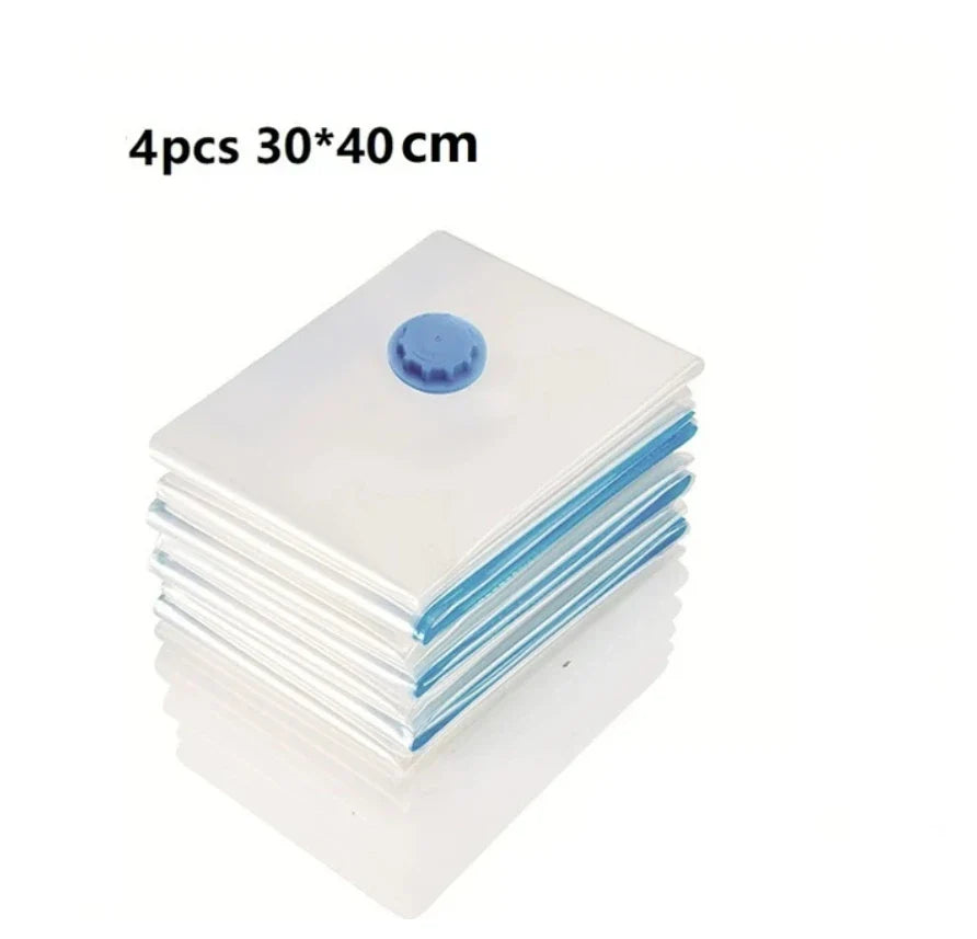vacuum pump for bags Transparent Folding Compressed Space Saving Vacuum Bag for Clothes Vacuum Storage Bags with Pump
