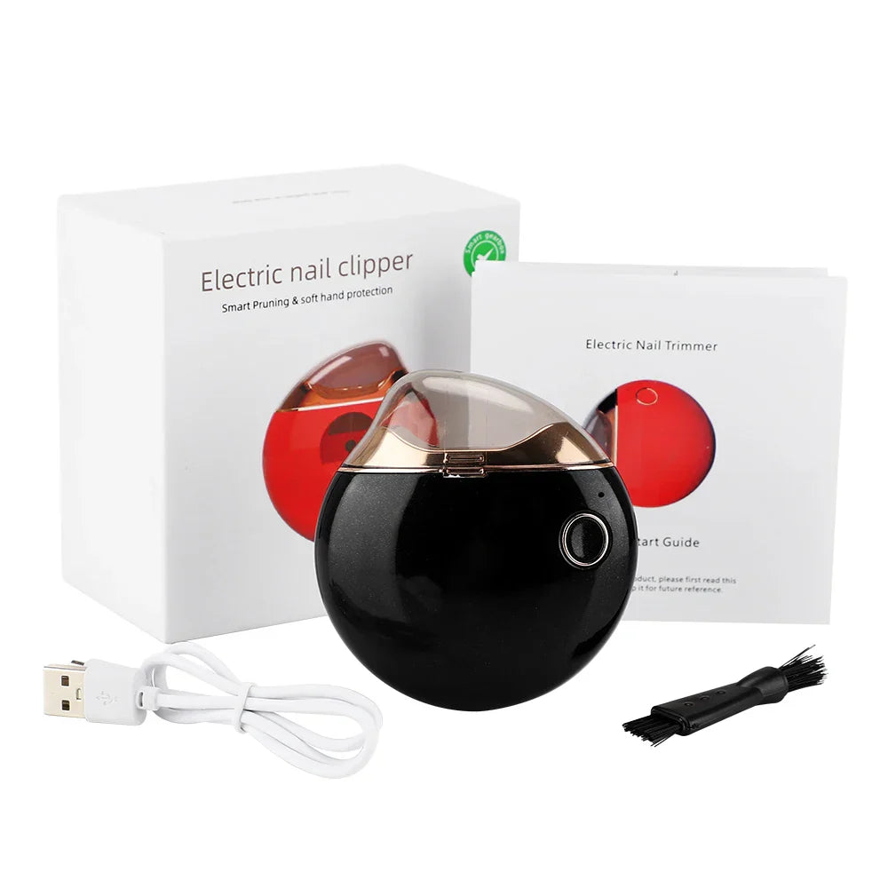 Electric Nail Clipper Automatic Nail Clipper Trimmer Cutter Nail Scissors Low Noise Anti-Splash Nail Machine Manicure Machine