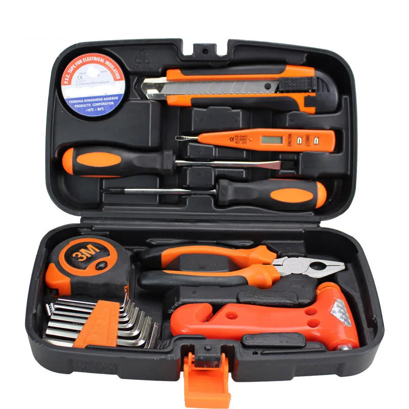 Household Hardware Tools Combination Set Car Maintenance Tools Electric Drill Impact Drill Set Toolbox